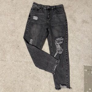 SHEIN Charcoal Denim Pants
